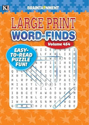 Large Print Word-Finds Word Search Puzzle Book