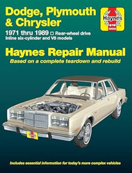 Dodge Plymouth & Chrysler RWD 6Cylinder & V8 Models