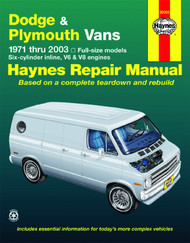Dodge Tradesman Sportsman & Plymouth Voyager Full-size