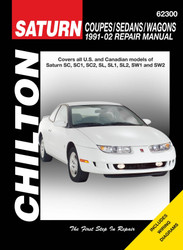 Saturn S-Series Coupes/Sedans/Wagons 1991-2002 Repair Manual