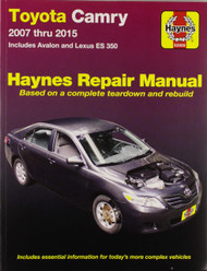 Toyota Camry Avalon and Lexus ES 350 2007-2011 Repair Manual