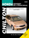 Chilton Total Car Care Honda Odyssey 2001-2010 Repair Manual