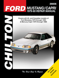 Chilton Total Car Care Ford Mustang 1979-1993 & Mercury