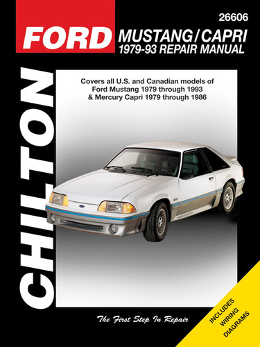 Chilton Total Car Care Ford Mustang 1979-1993 & Mercury