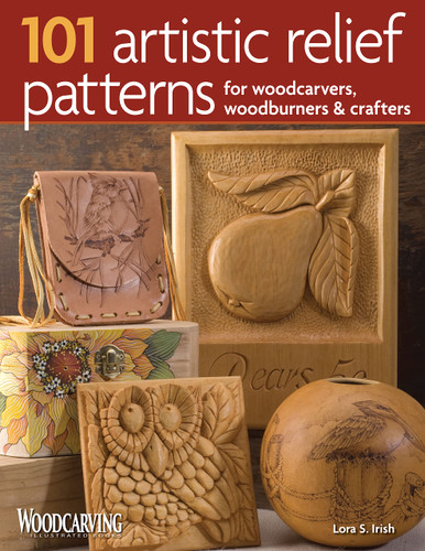 101 Artistic Relief Patterns for Woodcarvers Woodburners &