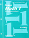 Saxon Math 1 student workbook part 1