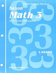 Saxon Math 3 Student Workbook