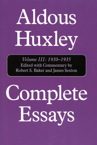 Complete Essays Vol. 3: 1930-1935