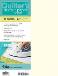 Quilter's Freezer Paper Sheets 8.5" x 11" 30 Sheets