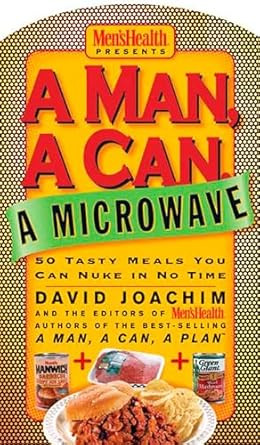 A Man a Can a Microwave