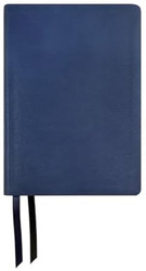 NASB Large Print Compact Bible Blue Leathertex 1995 text