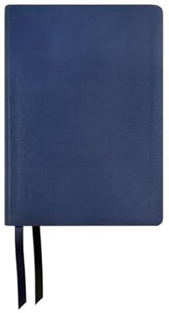 NASB Large Print Compact Bible Blue Leathertex 1995 text