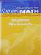 Saxon Math Course 3