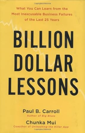 Billion-Dollar Lessons