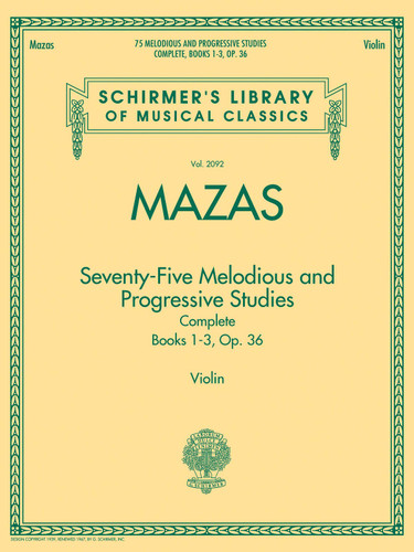 75 Melodious and Progressive Studies Complete Op. 36