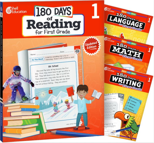 180 Days of Practice 4 Book Bundle