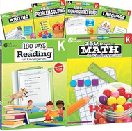 180 Days: Workbook Set 6 Assorted Workbooks to Practice Math