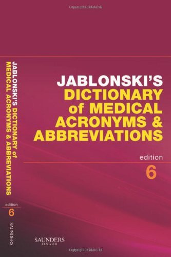 Dictionary Of Medical Acronyms And Abbreviations