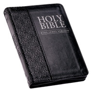 KJV Holy Bible Compact Faux Leather Red Letter Edition - Ribbon