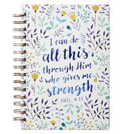Christian Art Gifts Journal w/Scripture I Can Do All Things