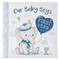 Christian Art Gifts Boy Baby Book of Memories Blue Keepsake