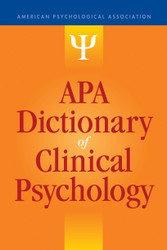 APA Dictionary of Clinical Psychology