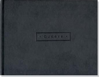 Classic Black Guest Book