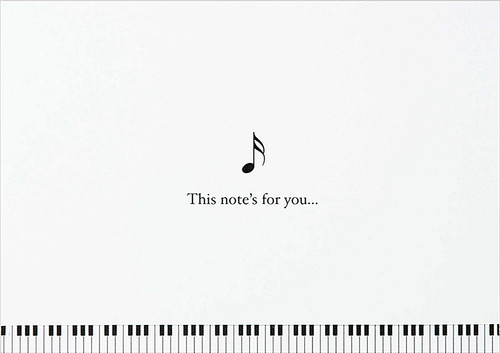 Music Note Cards