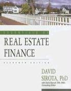 Essentials Of Real Estate Finance