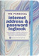 Blue Agate Internet Address & Password Logbook