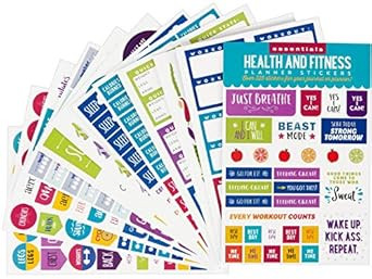 Essentials Health & Fitness Planner Stickers