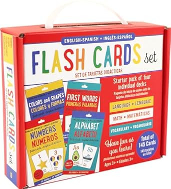 Bilingual Flash Cards Value Pack - Spanish and English