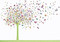 Tree of Butterflies Note Cards