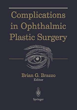 Complications in Ophthalmic Plastic Surgery