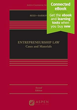 Entrepreneurship Law Entrepreneurship Law