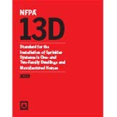 NFPA 13D Standard for the Installation of Sprinkler Systems