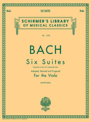 Bach ??Six Suites for Unaccompanied Viola | Schirmer Library of