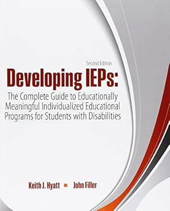 Developing IEPs