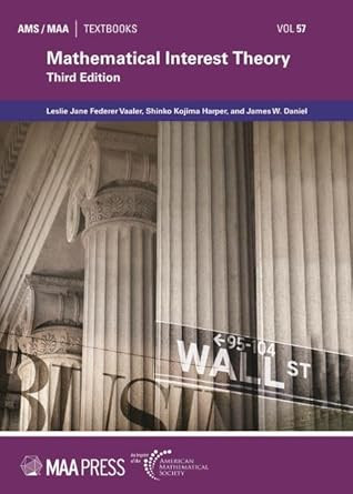 Mathematical Interest Theory: Third Edition