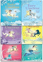 Usborne Fairy Unicorns Collection 6 Books Set by Zanna Davidson