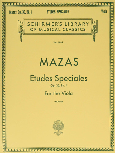 Etudes Speciales Op. 36 ??Book 1 | Schirmer Library of Classics