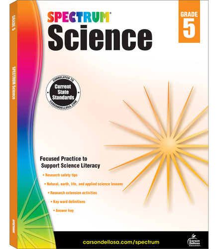 Spectrum 5th Grade Science Workbooks Ages 10 to 11 5th Grade