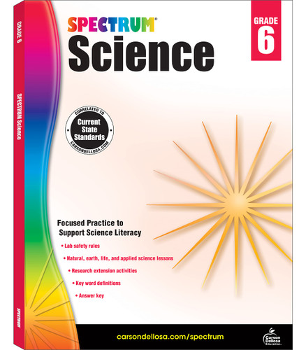 Spectrum Grade 6 Science Workbook Middle School Books