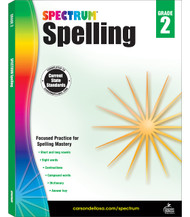 Spectrum Grade 2 Spelling Workbook Sight Words Dictionary