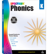 Spectrum Kindergarten Phonics Workbook Activity Book Ages