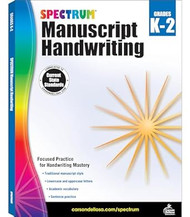 Spectrum Manuscript Handwriting Kindergarten to 2nd Grade