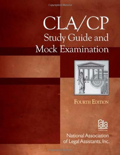 Cla/Cp Study Guide And Mock Examination