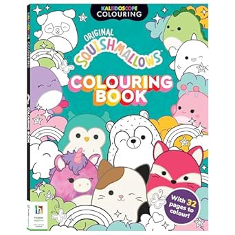 Kaleidoscope The Original Squishmallows Colouring Book
