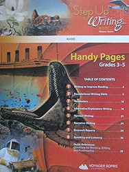 Step Up to Writing 4th Edition Handy Pages Grades 3-5