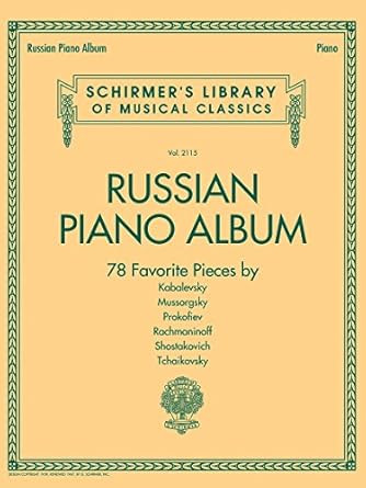 Russian Piano Album | Schirmer Library of Classics Volume 2115 |